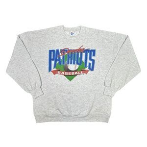 Vintage Jerzees 1992 Omaha Patriots Baseball Crew Neck Sweatshirt - Size XXL